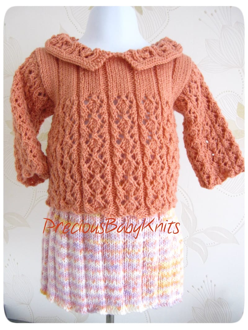 Baby Girls knitting patterns PreciousBabyKnits