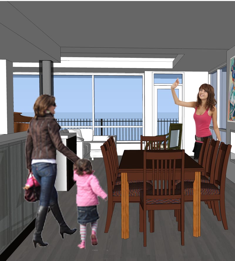 Lindell Terrace Condo CLARENCE OLSEN ARCHITECTS