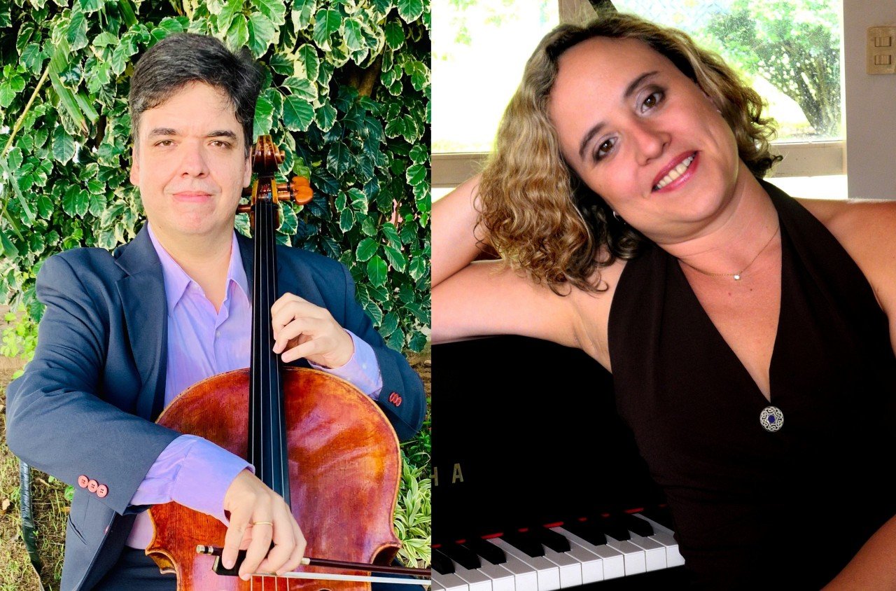 Duo de violoncelo e piano apresenta a MPB dos séculos 20 e 21