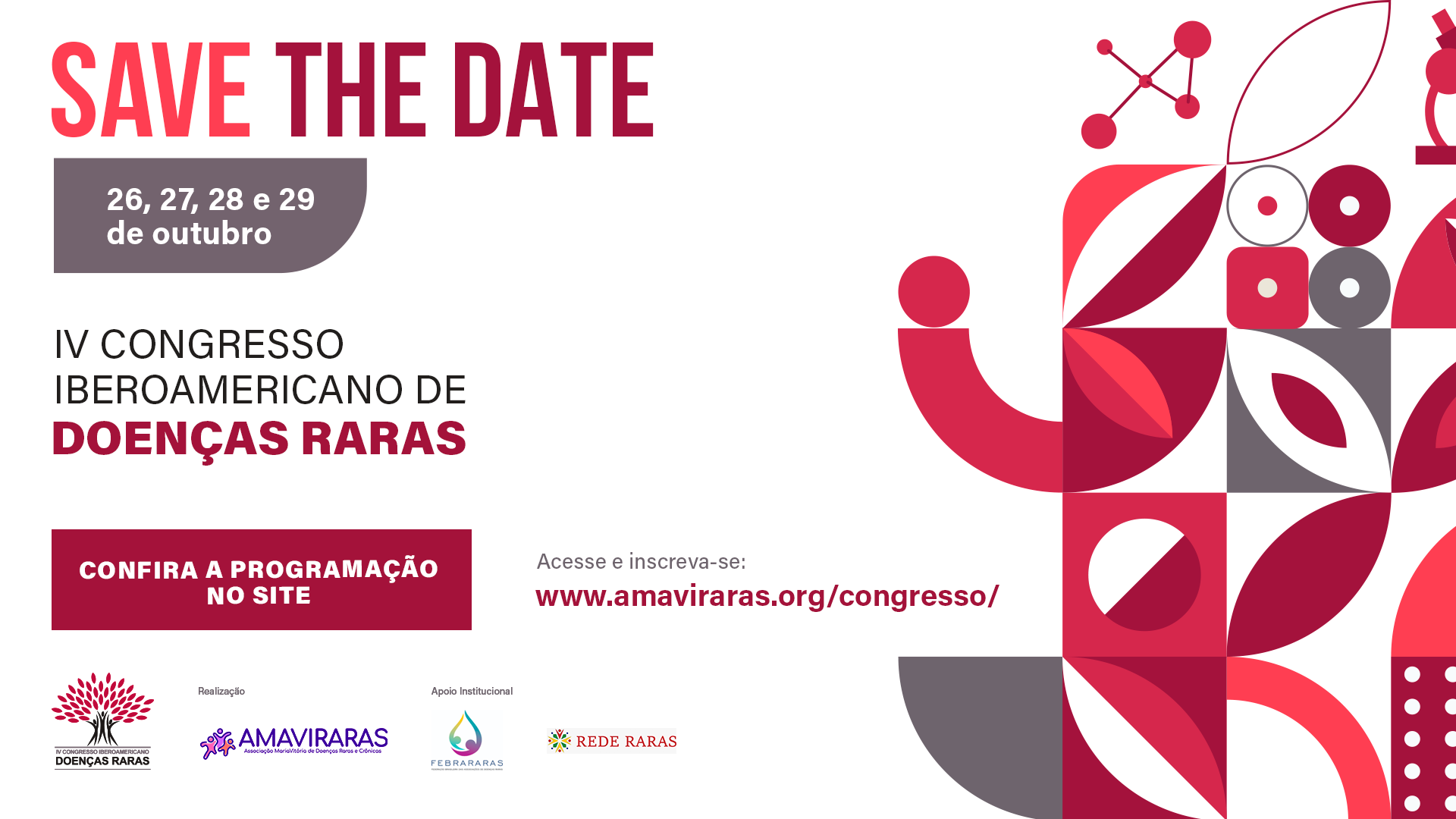 Doenças raras: Congresso Ibero-Americano começa nesta terça-feira (26) com aula magna