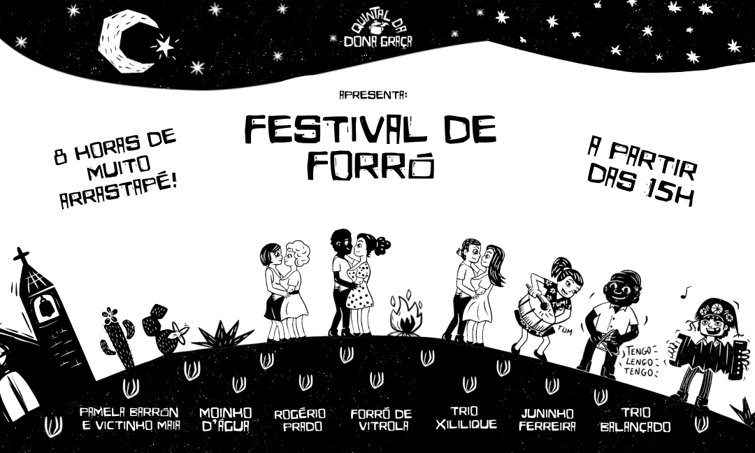 Quintal da Dona Graça encerra temporada com Festival de Forró