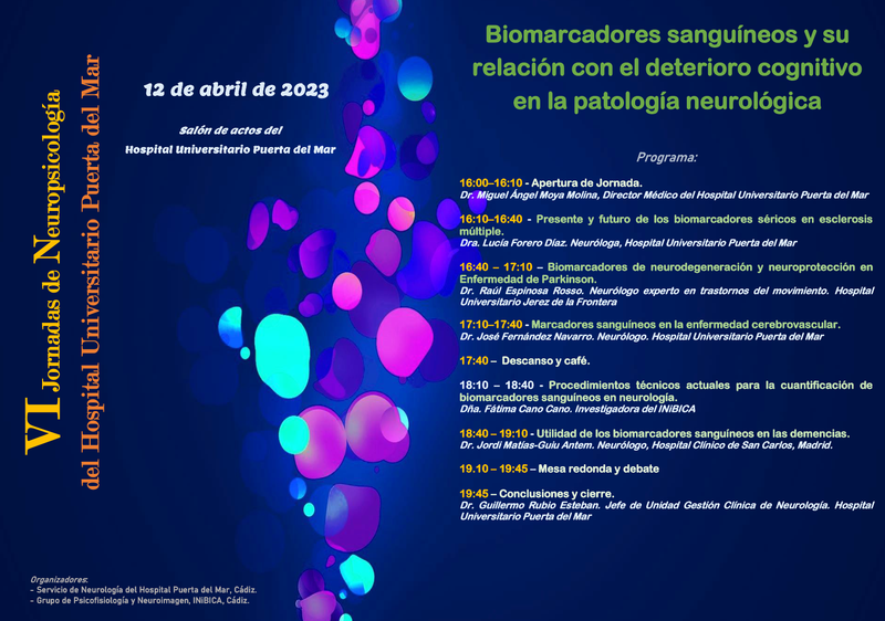VI Jornadas de Neuropsicología del Hospital Universitario Puerta del Mar