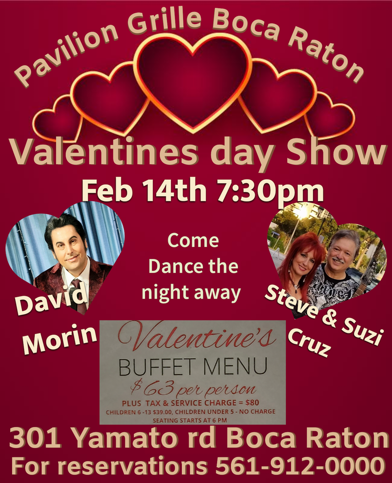Pavilion Grille Boca  Valentines day