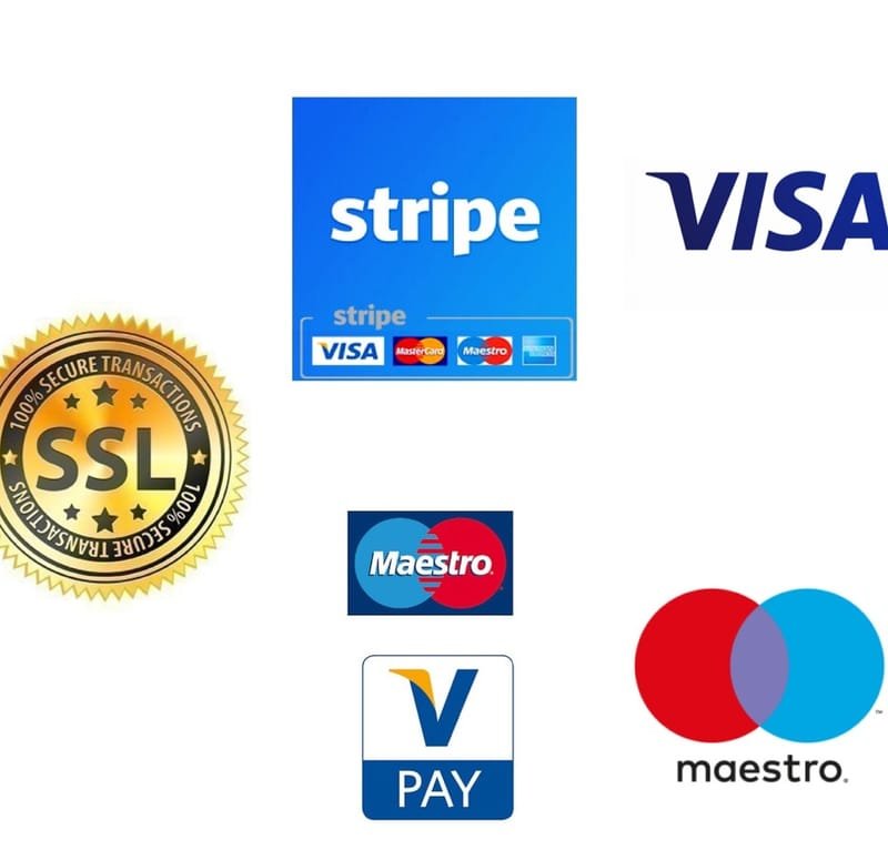 Wir akzeptieren Zahlungen mit Kreditkarte
