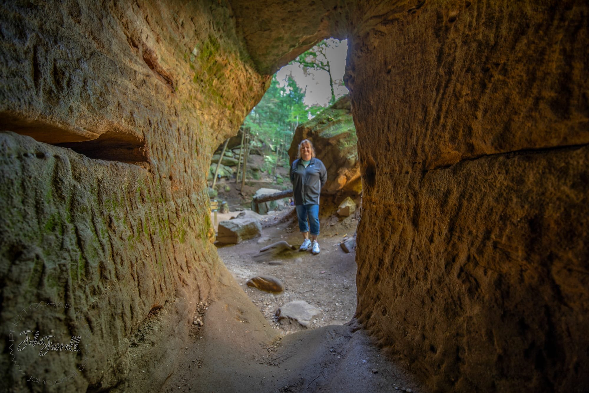 Mary Through a Cave