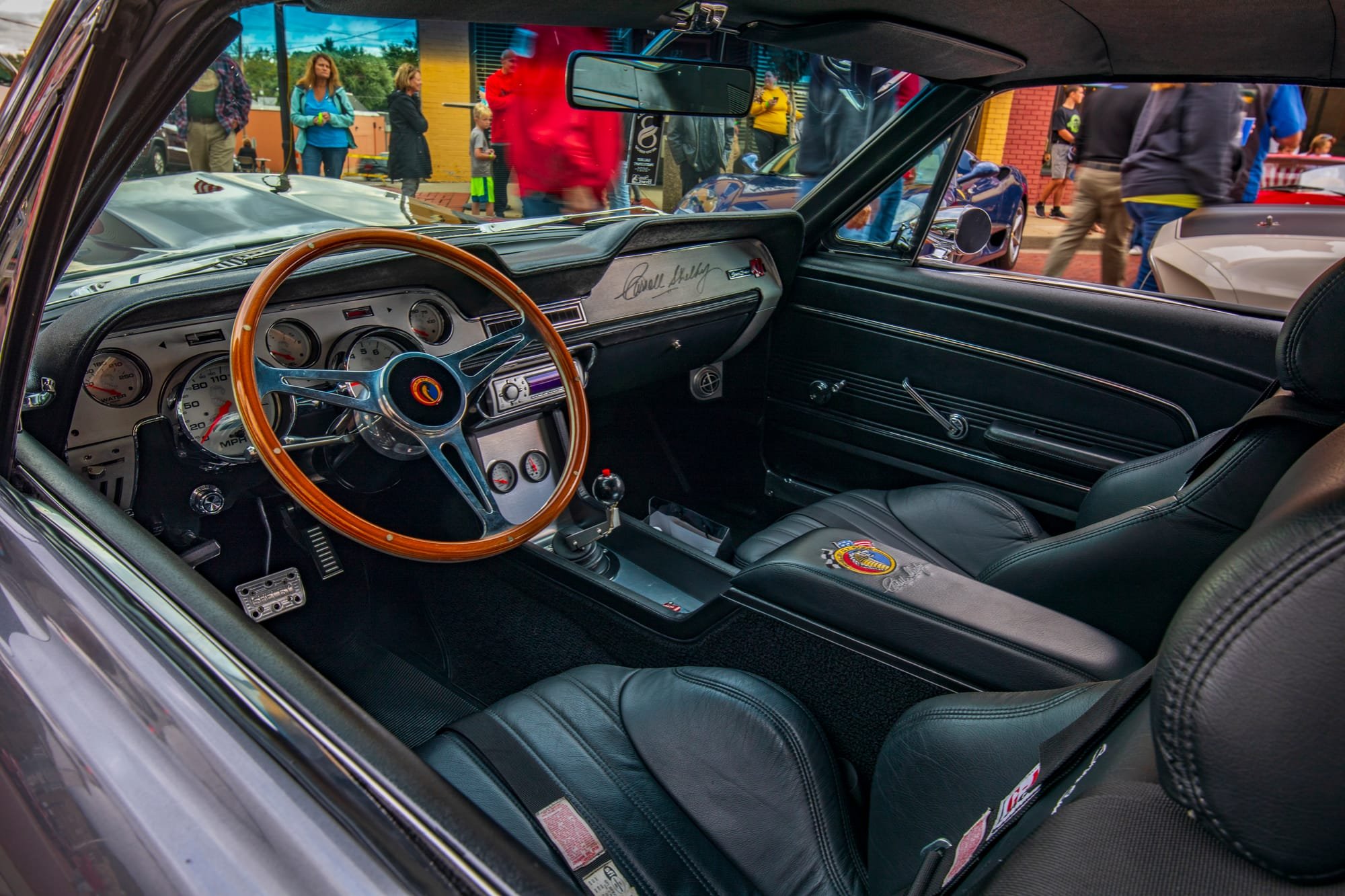 Inside 1967 Shelby GT500E