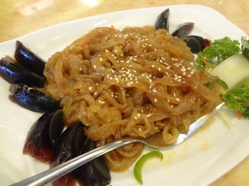 Jelly Fish with Century Egg