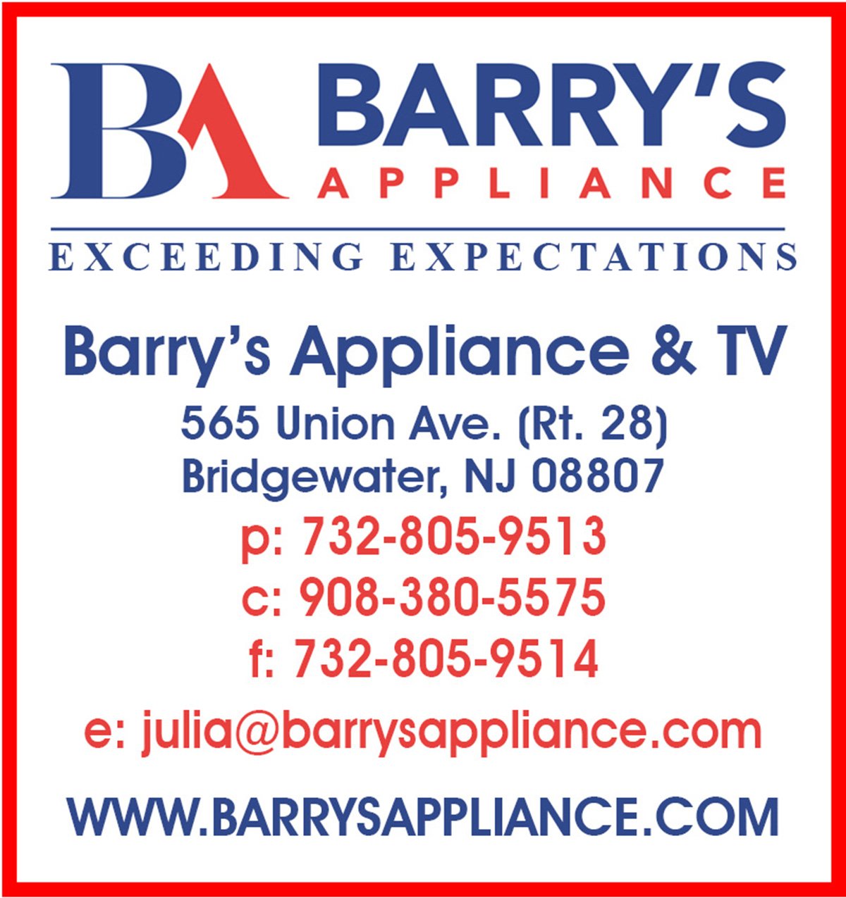 Barry's Appliance