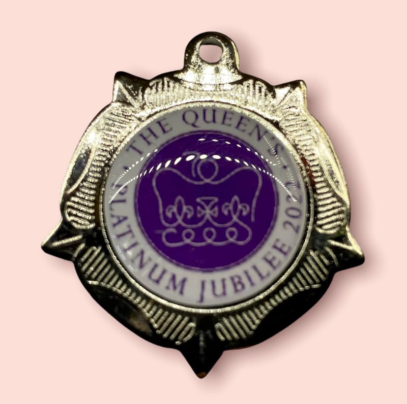 THE QUEEN'S PLATINUM JUBILEE MEDAL 002 FIVE STAR LOCAL