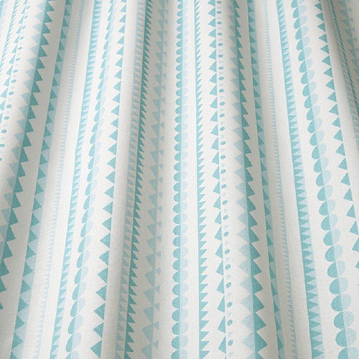 Blue Geometric Fabric