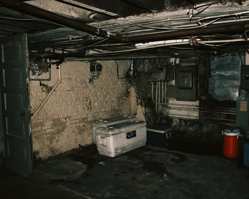 basement sewage ejector system