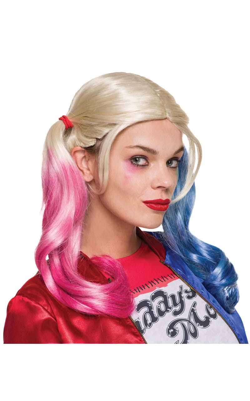 HARLEY QUINN WIG 33608 by Rubies officially licensed DC Comics product BEDAZZLED BAZAAR CHESTER