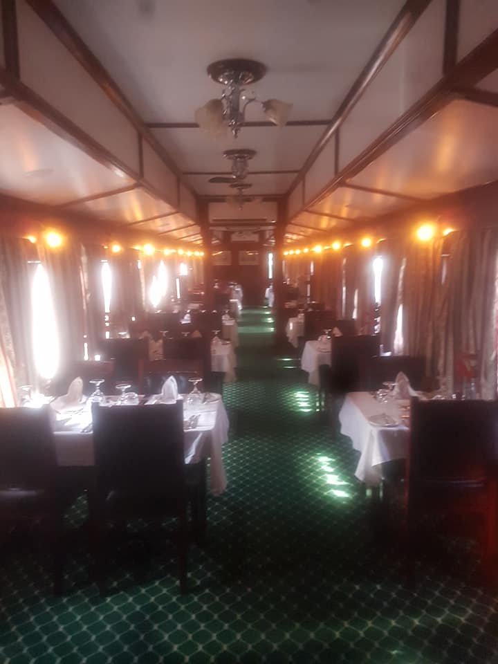 One of the Dining Cars of the Empress of Africa