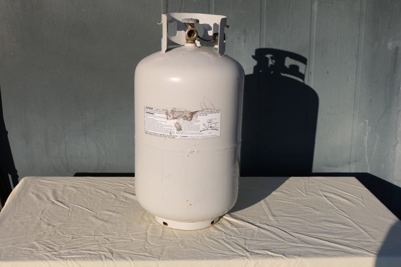 40 lb. Empty Propane Cylinder - Winbourne Flea Market