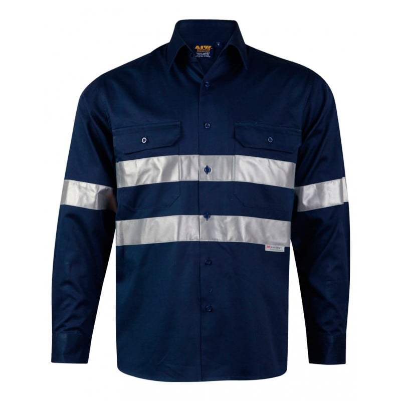 navy reflective shirt