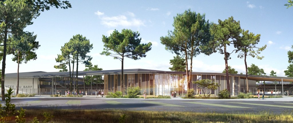 Nouveau Lycée et Collège Le BARP - Mazières - Ragueneau et Roux - Arotcharen