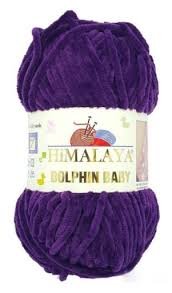 Himalaya Dolphin Baby Chenille Yarn, Purple - 80328