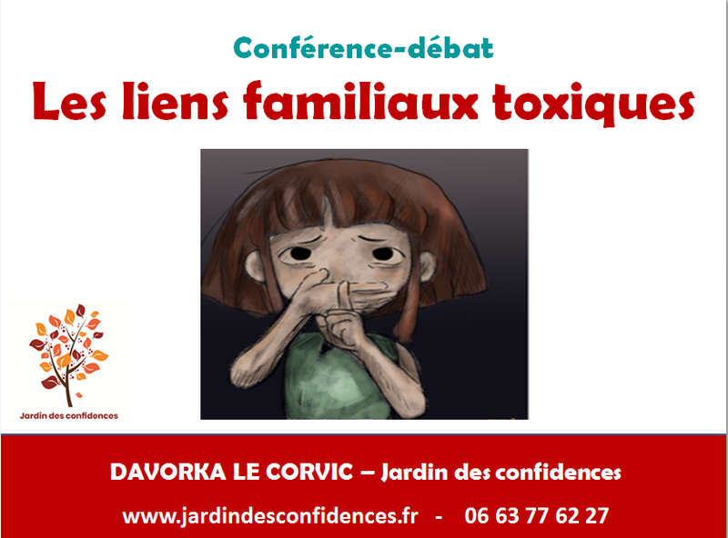 Conférence - débat "LES LIENS FAMILIAUX TOXIQUES"
