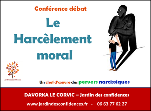 Conférence - débat  "Le HARCÈLEMENT MORAL "
