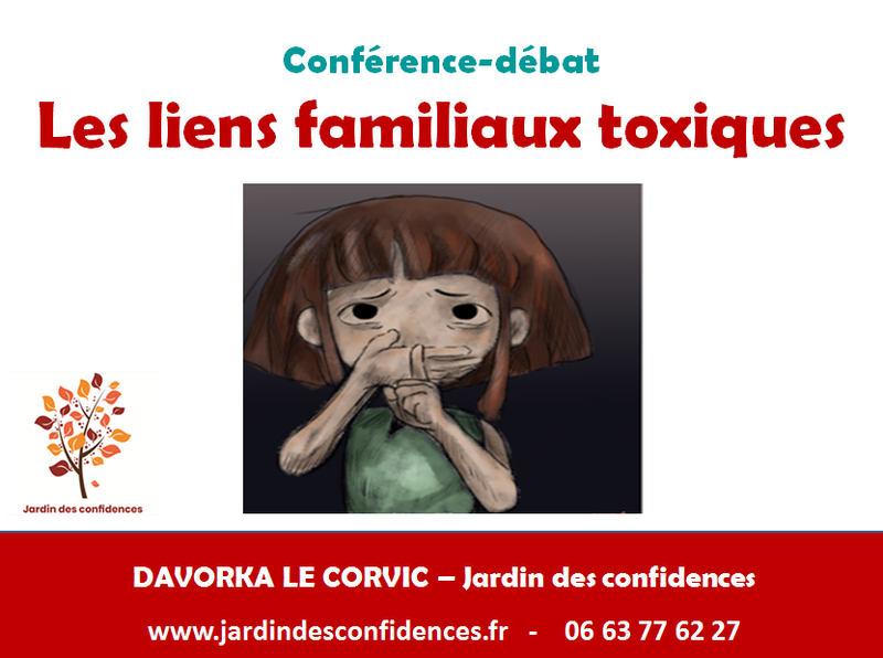 Conférence - débat  "LES LIENS FAMILIAUX TOXIQUES"