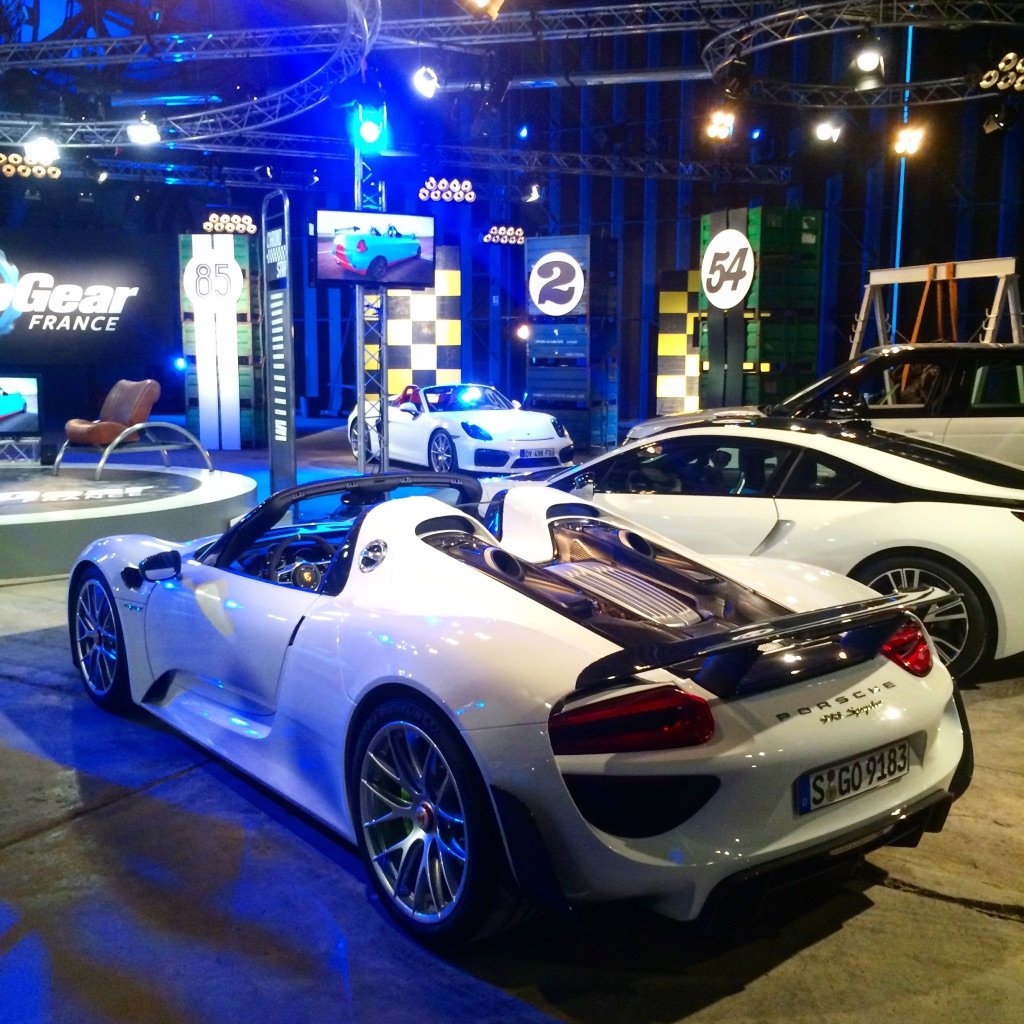 Plateau Top Gear // Porsche 918 Spyder