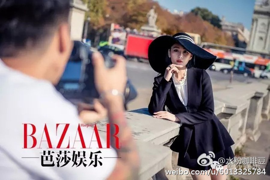 Shooting pour le magazine Chinois BAZAAR