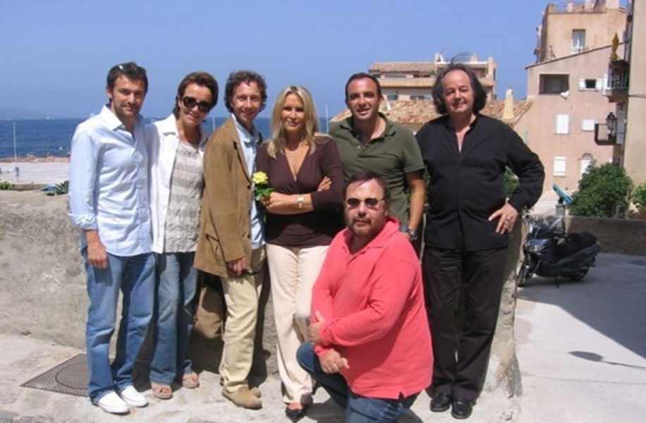 Stéphane Bern, Nikos Aliagas, Gonzague Saint-Bris, Henry-Jean Servat & Karine Lions