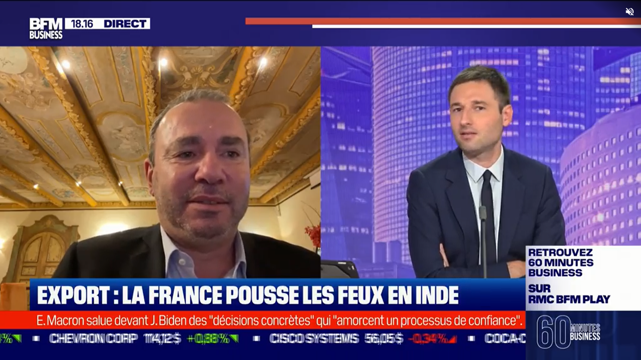 Interview sur BFM Business de Christophe LECOURTIER, Président de Business France