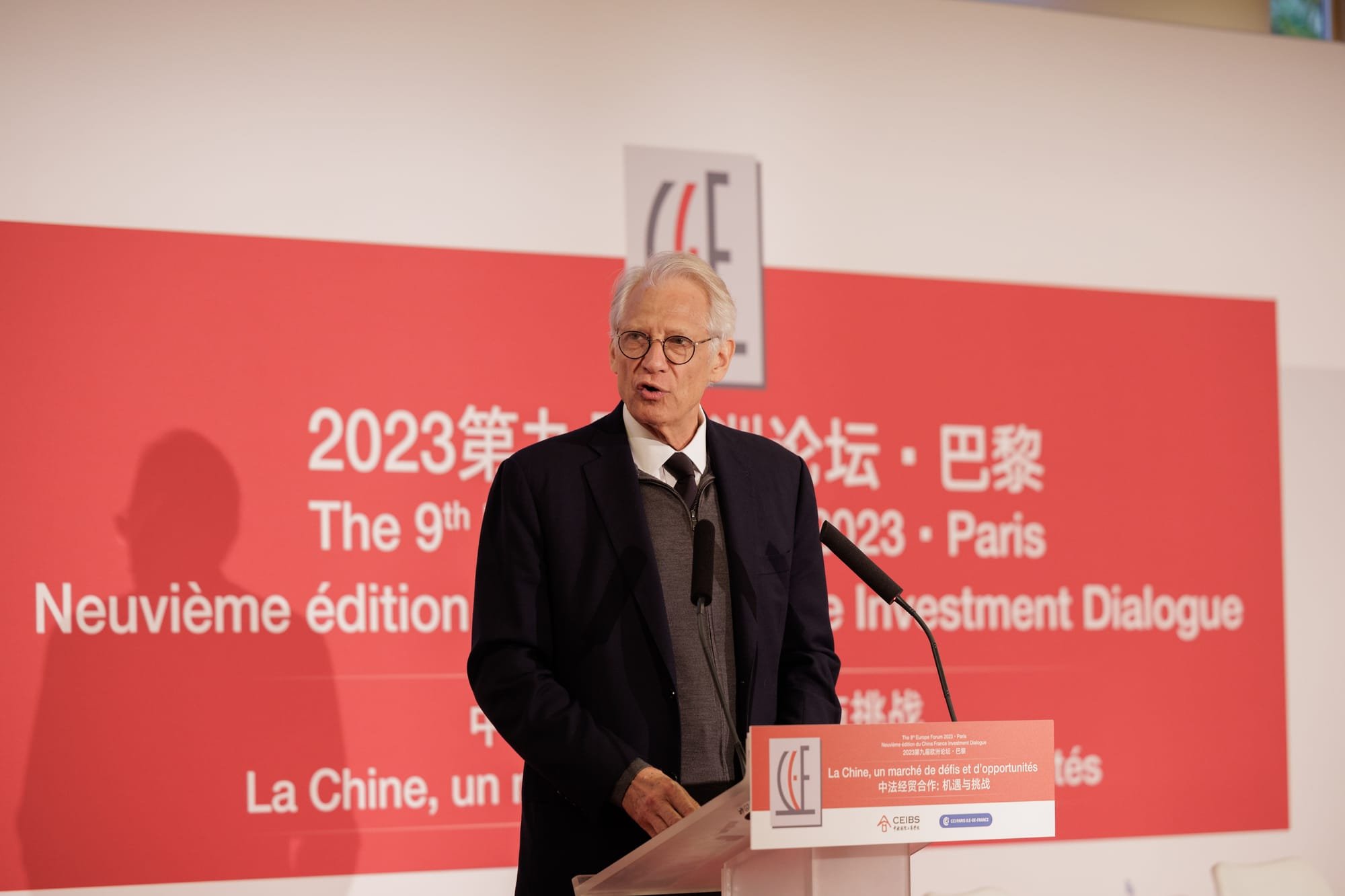 Discours de cloture du China France Investment Dialogue 2023 par M. de Villepin