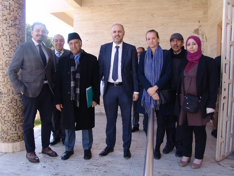 زيارة سفير الاتحاد الأوروبي للمركز الليبي للمحفوظات والدراسات التاريخية