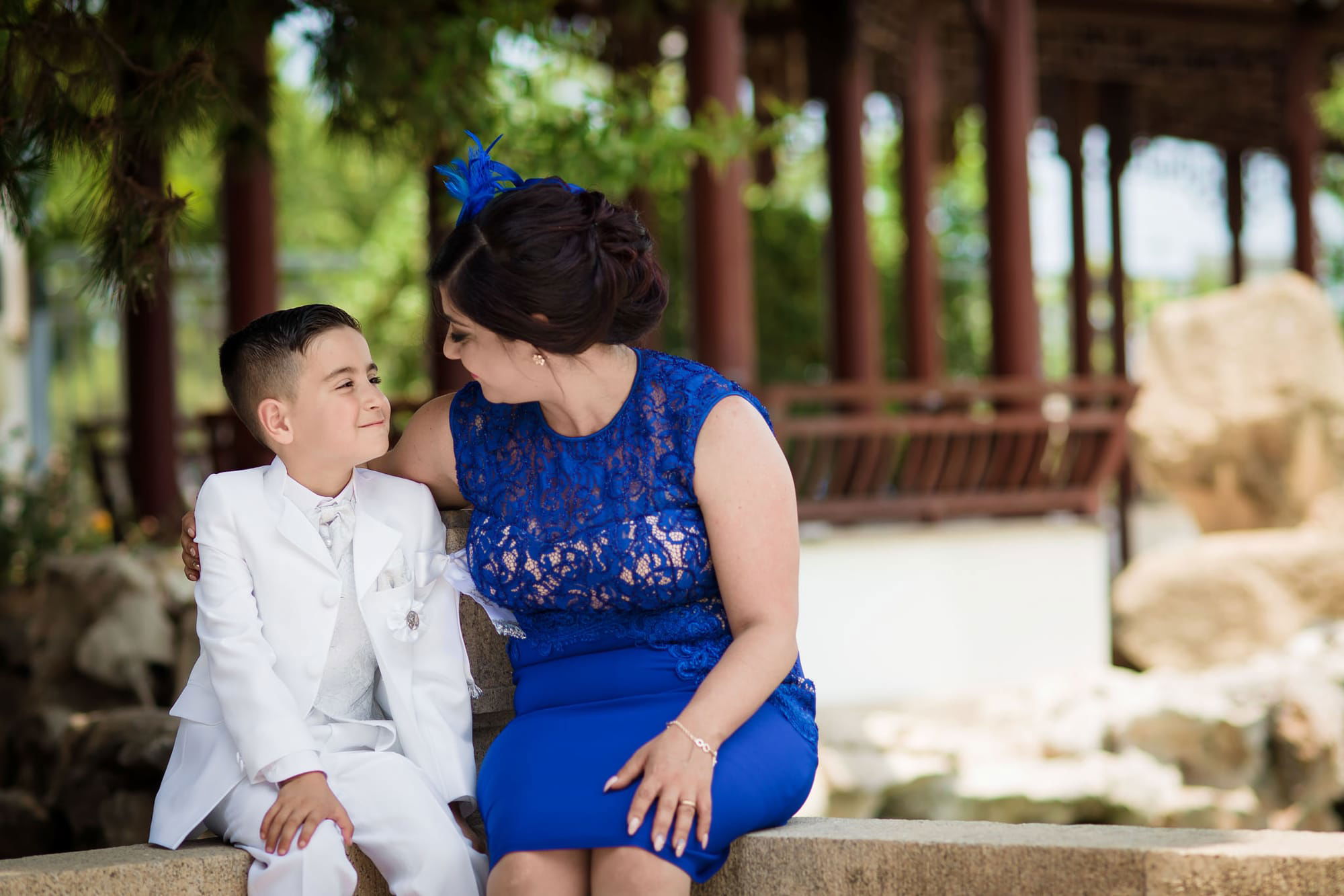 Holy communion photography,  Malta - Chinese Gardens