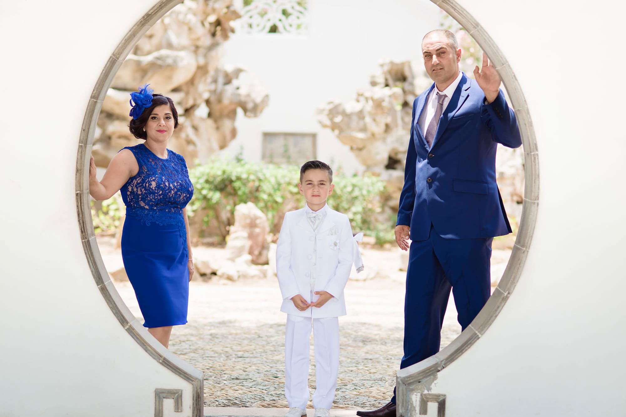 Holy communion photography,  Malta - Chinese Gardens