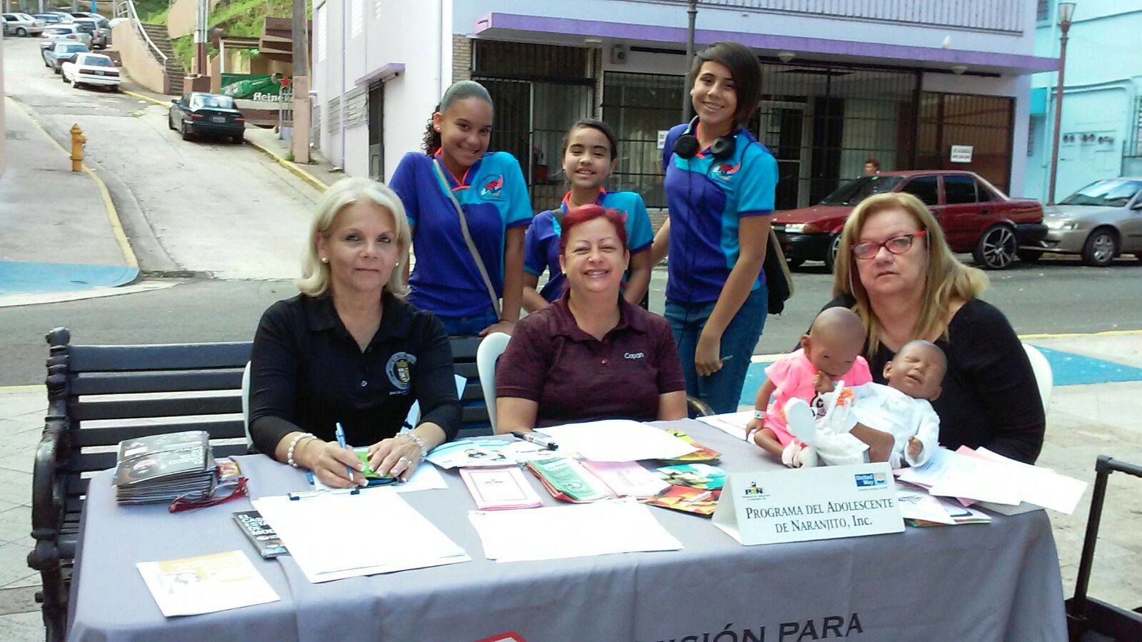 Mesa Informativa en Feria de Salud del Municipio de Naranjito 2017