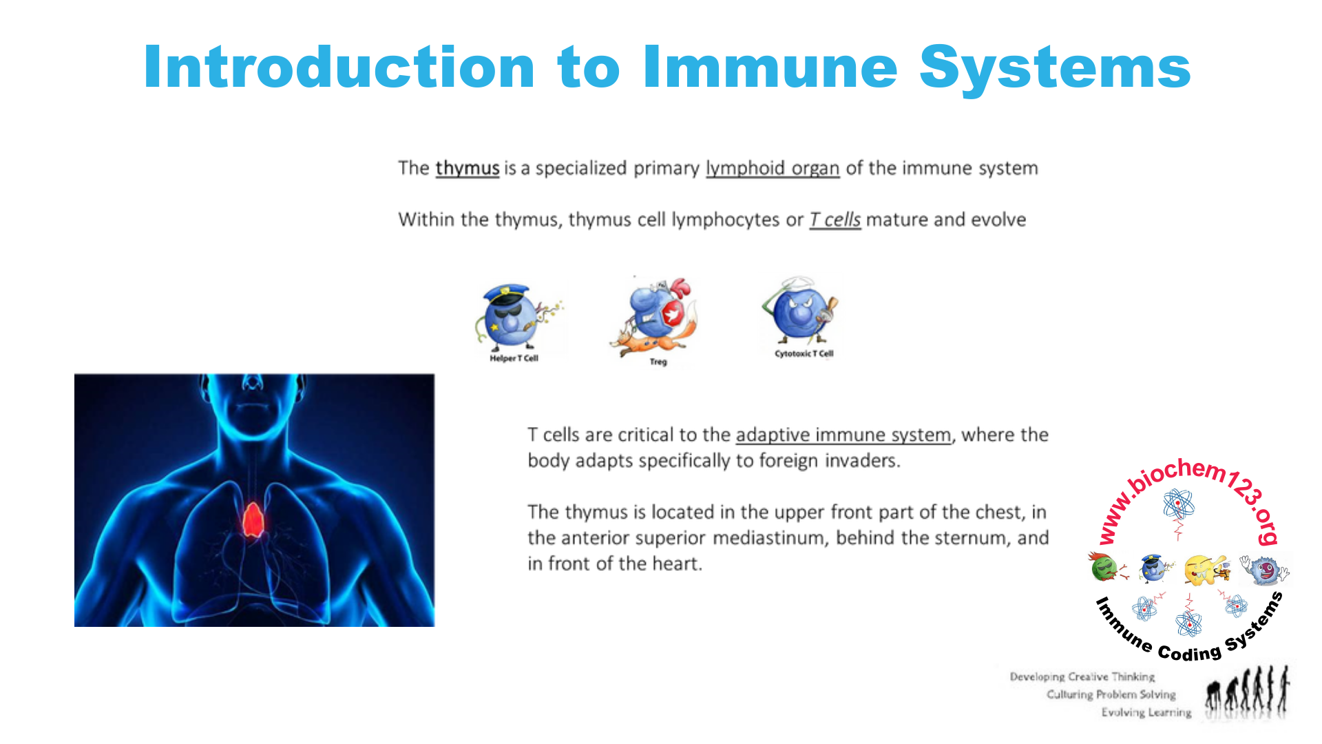 Biochem123 Ltd Guide to Immunology