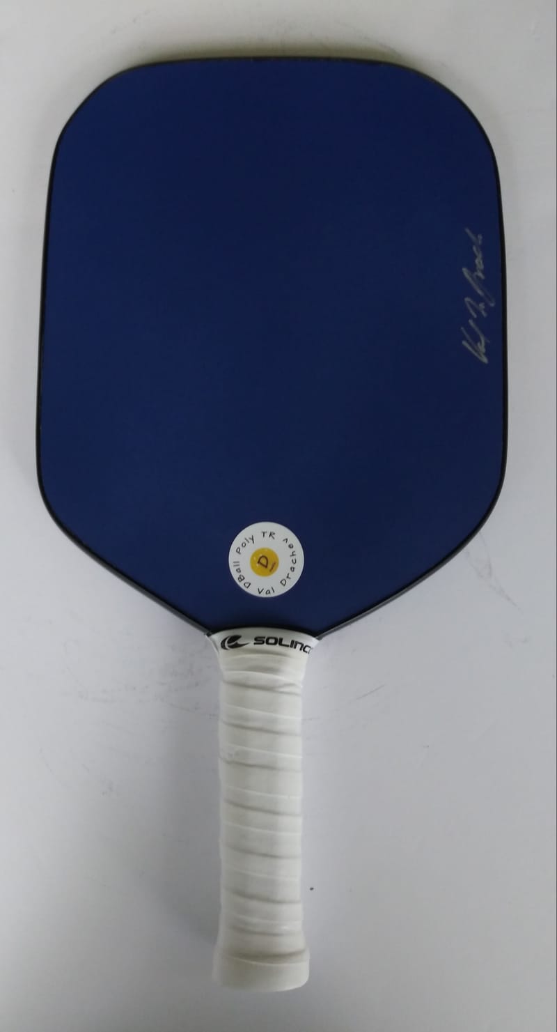 DBall Poly TR Pickleball Paddle. Blue/long handle DBall Paddles