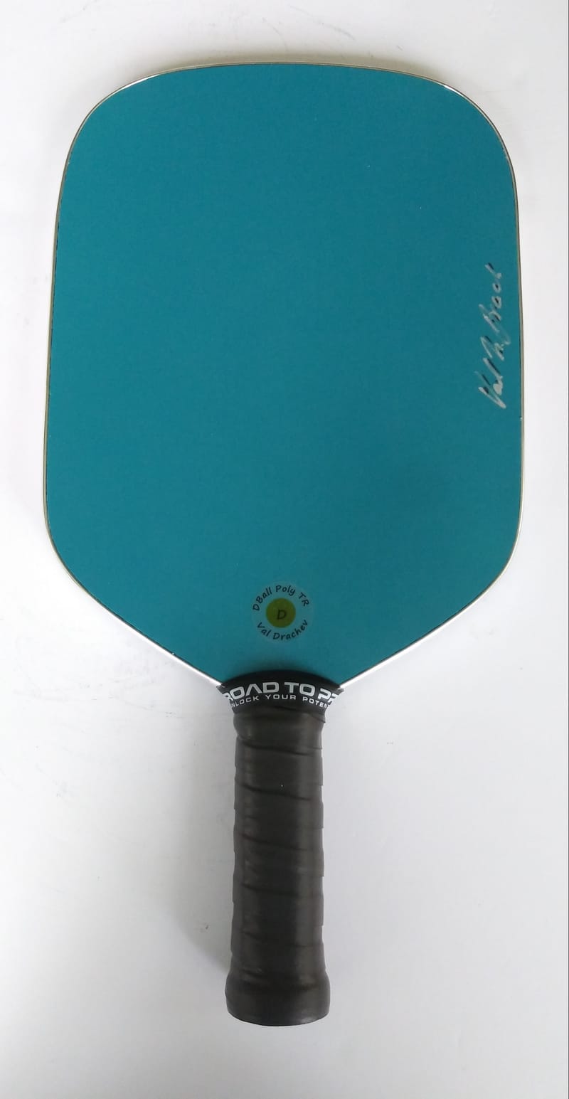 DBall Poly TR Pickleball Paddle. Teal/Short handle - DBall Paddles