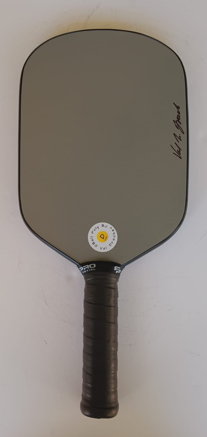 DBall Poly BJ Pickleball Paddle. Gray DBall Paddles