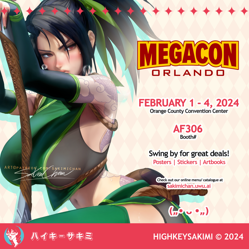 MegaCon Orlando | February 1 - 4, 2024