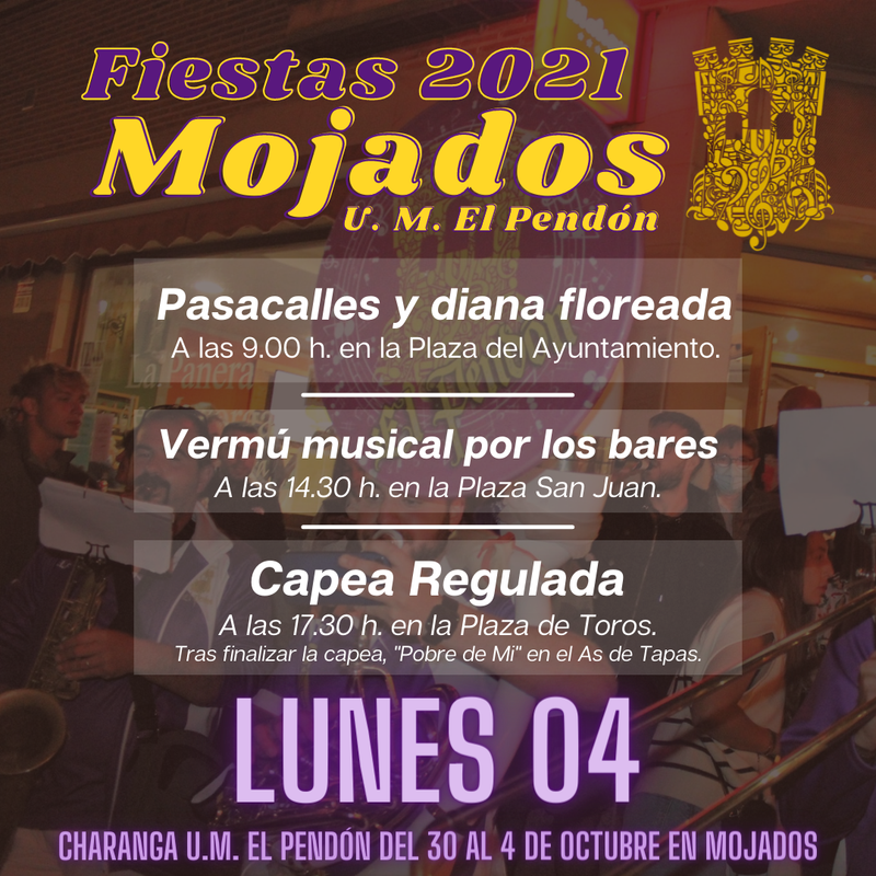 PASACALLES Y DIANA FLOREADA - FIESTAS MOJADOS 2021