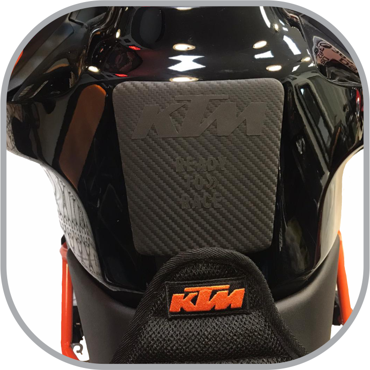 KTM motorcycle small tank pad