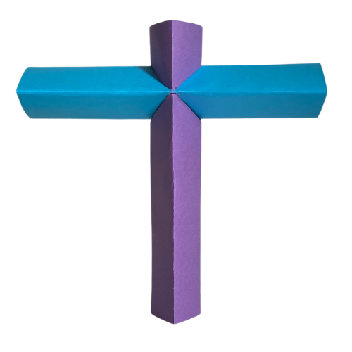 Bible Craft : Croix du christ en 3D