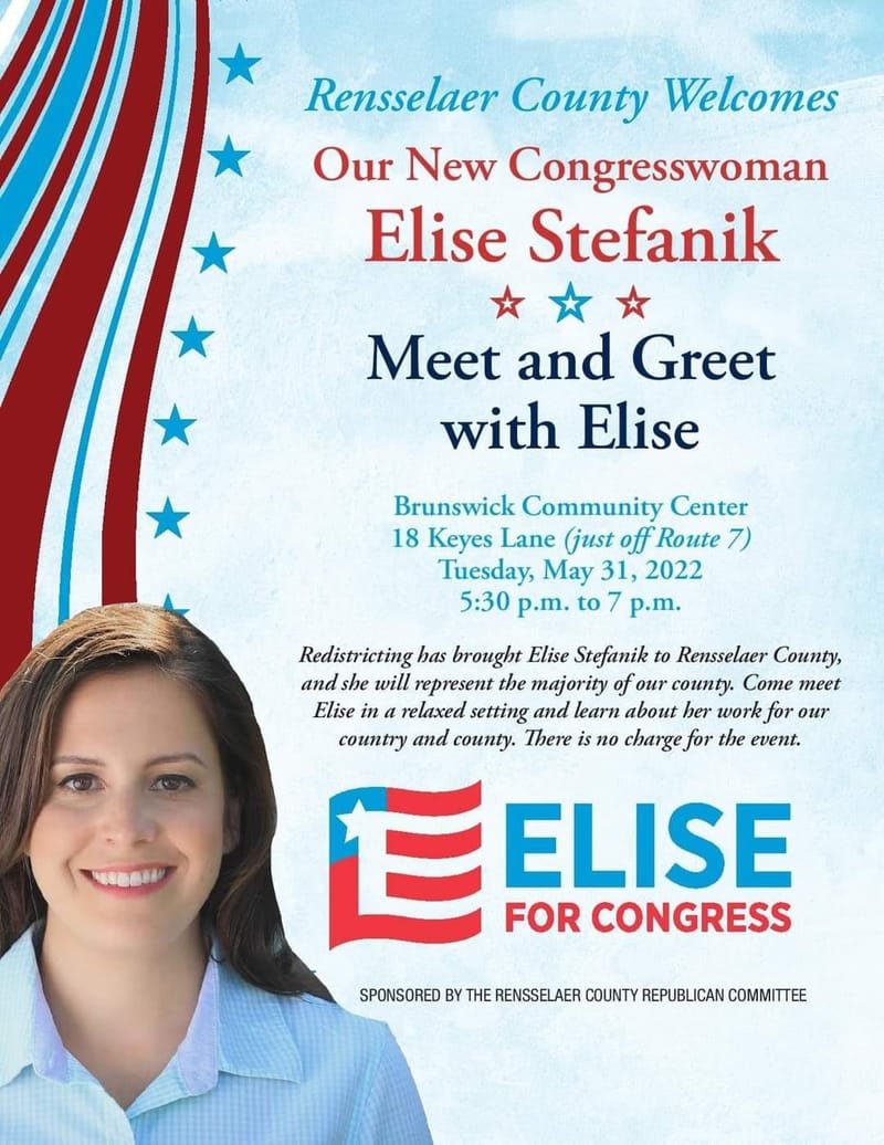 Meet & Greet with Congresswoman Elise Stefanik
