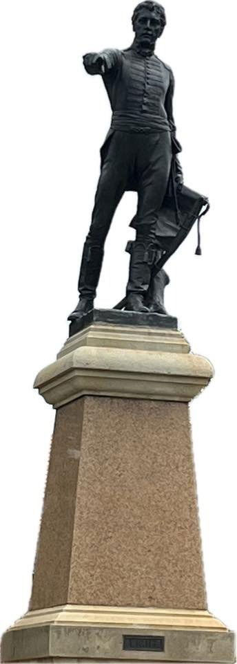 Captain Matthew Flinders statue in Adelaide South Australia.