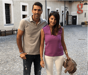 Gianluca Buffon e Ilaria D'Amico