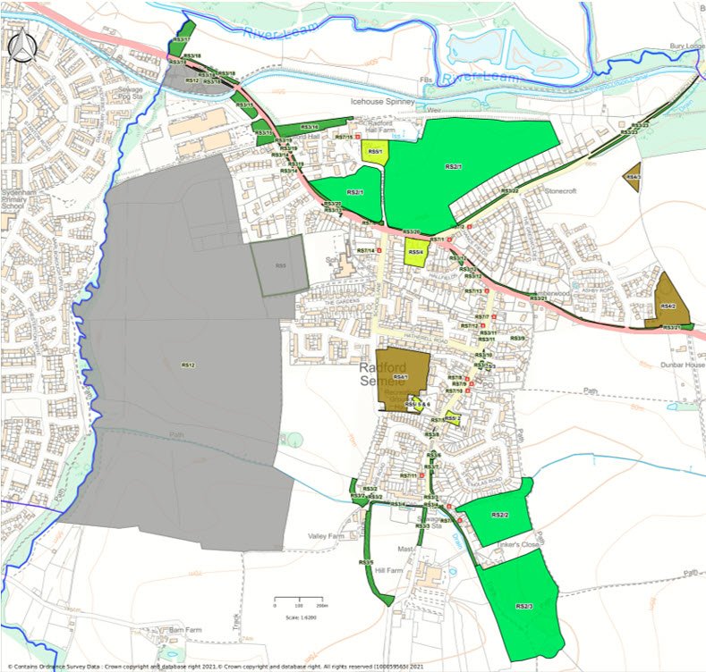 Radford Semele Neighbourhood Plan Interactive Policy Map