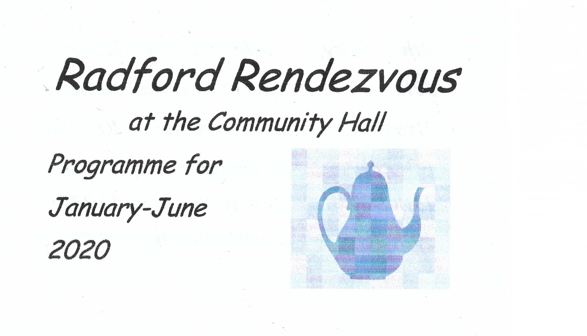 Radford Rendezvous at the Community Hall