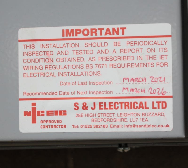 Electrical Installation Condition Reporting