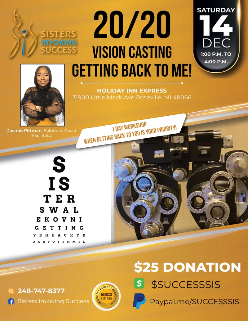 20/20 Vision Casting "Getting Back To Me"!