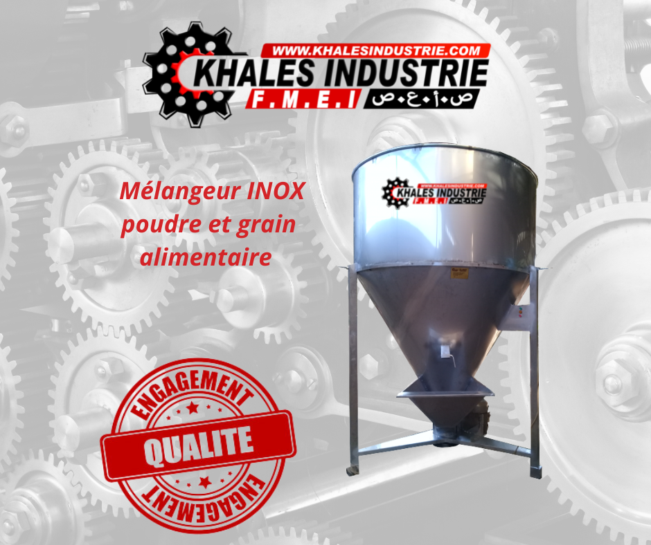 Mélangeur INOX (Grain alimentaire  et Poudre)