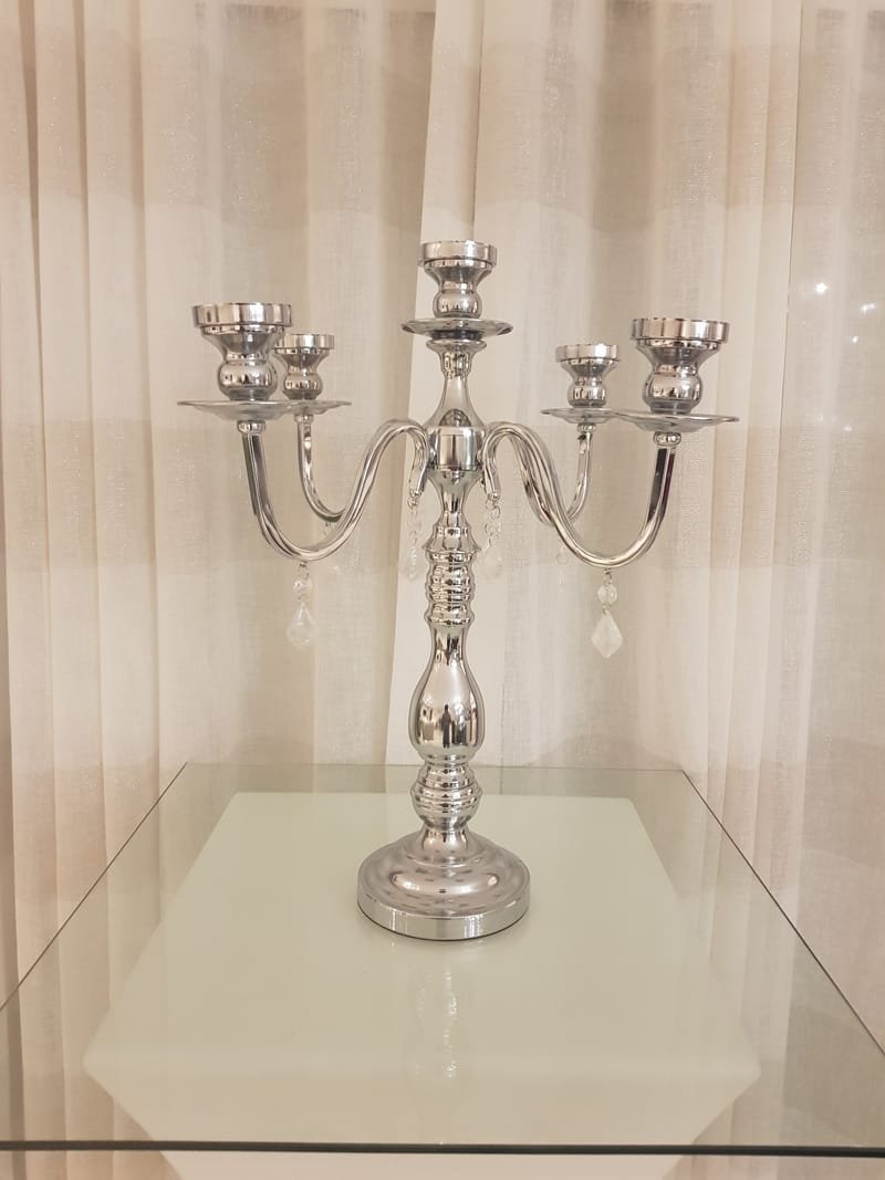 chandelier silver 50 cm 10€ HT